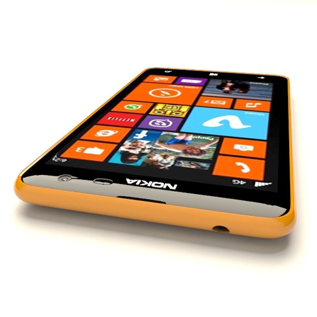 Nokia Lumia 625 Orange 3D model_6