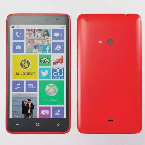Nokia Lumia 625 red