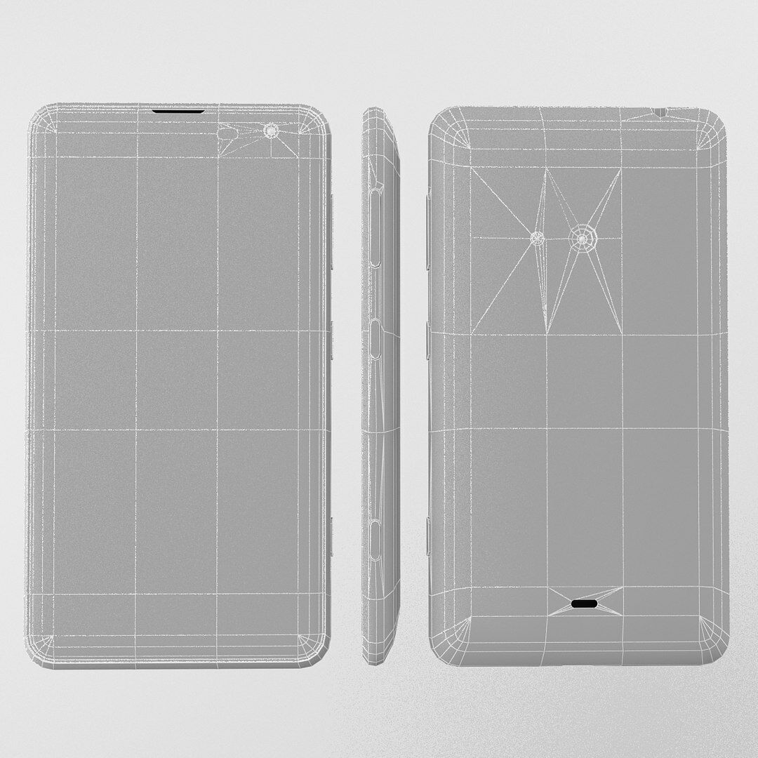 Nokia Lumia 625 red 3D model_5