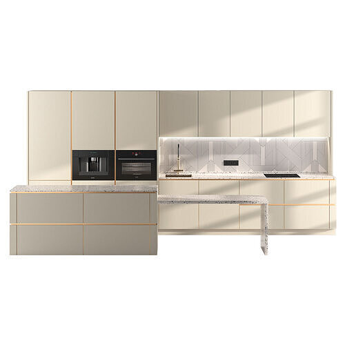Kitchen set Matteo 22 3D model