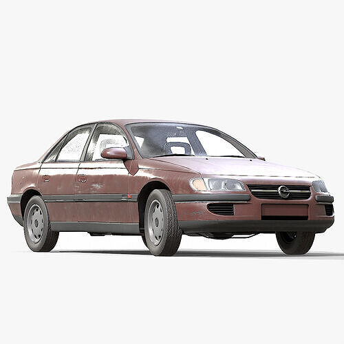 Opel - Omega B1 Low-poly 3D model