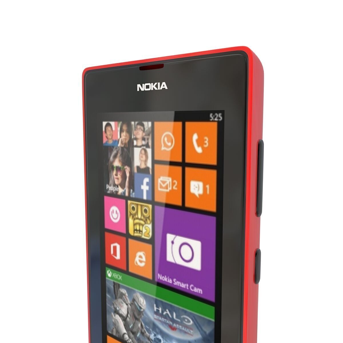 Nokia Lumia 525 all color 3D model_12