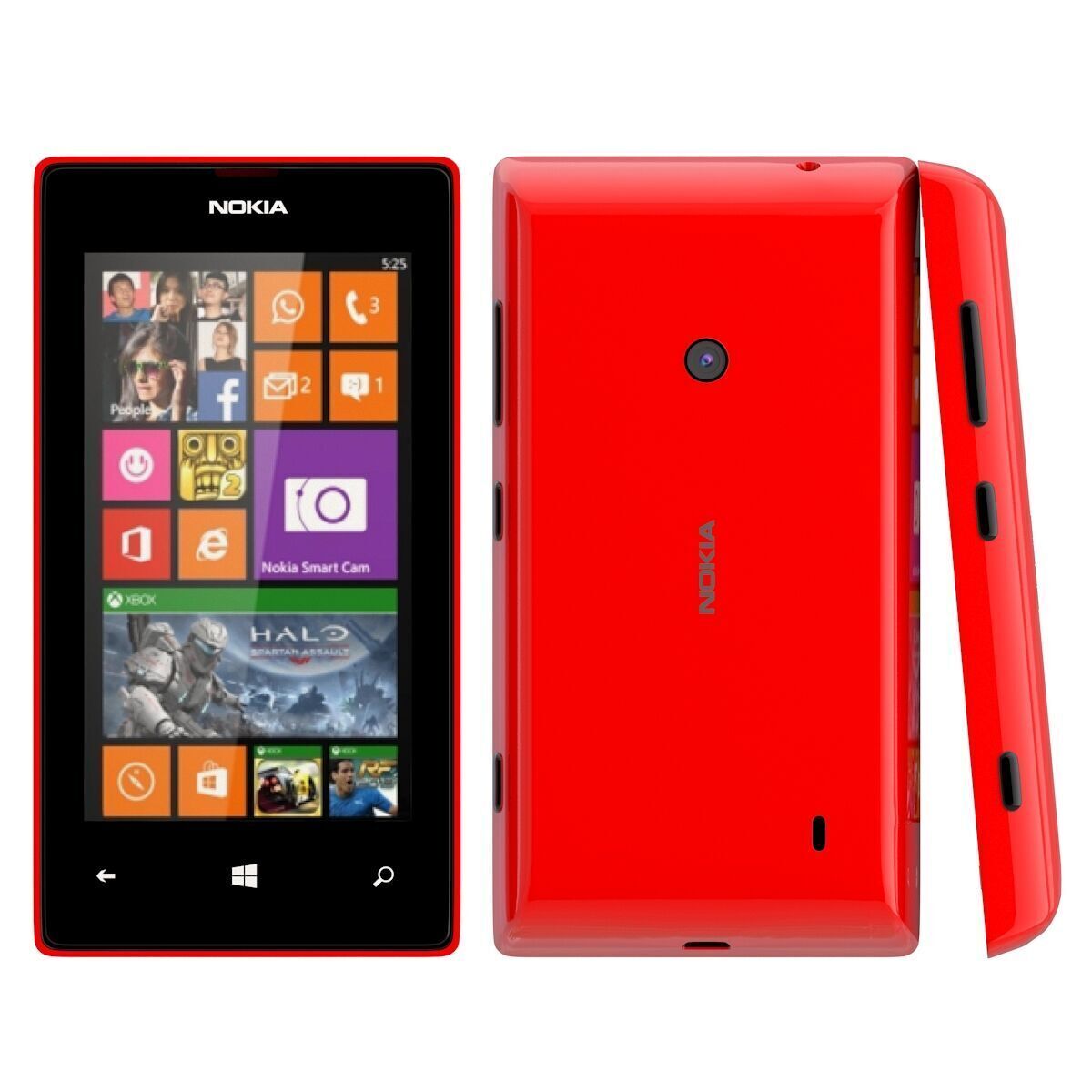 Nokia Lumia 525 all color 3D model_8
