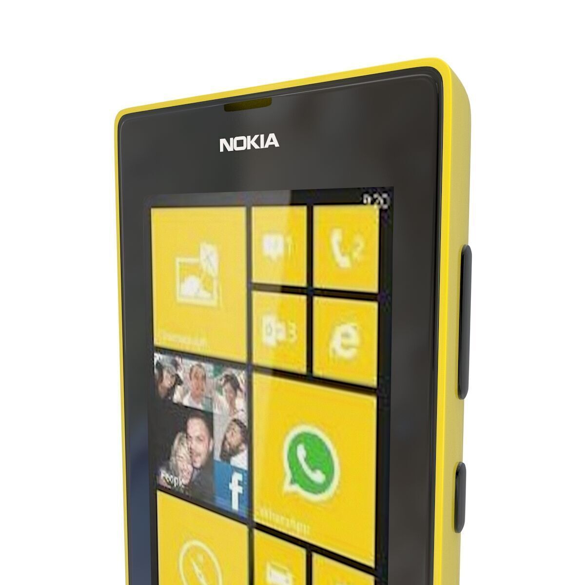 Nokia Lumia 525 all color 3D model_25