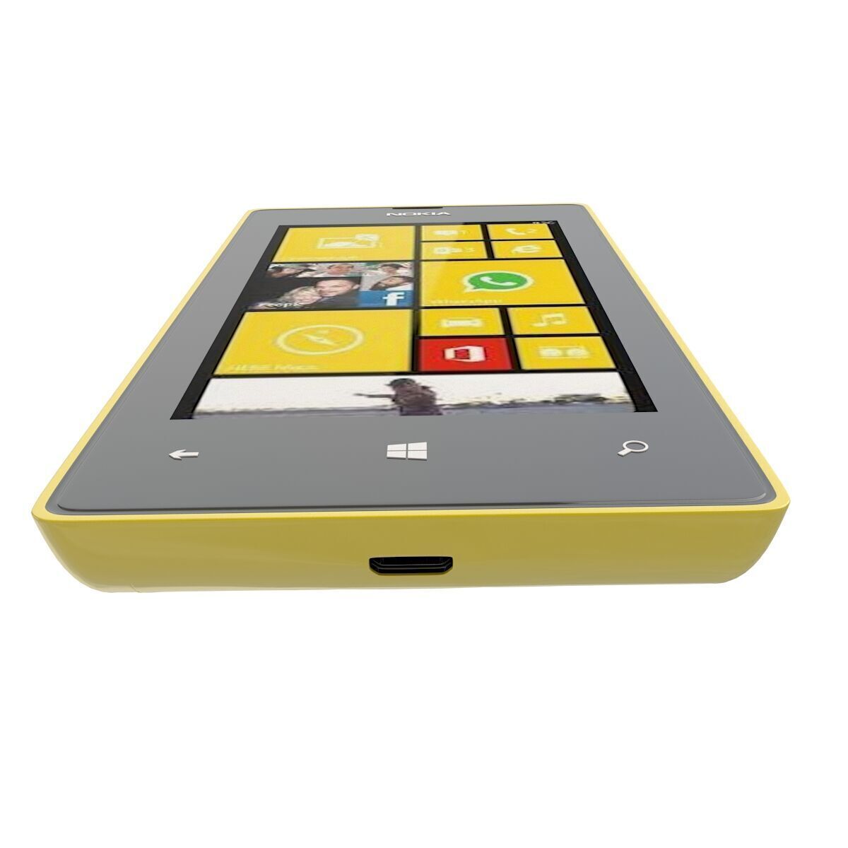 Nokia Lumia 525 all color 3D model_21