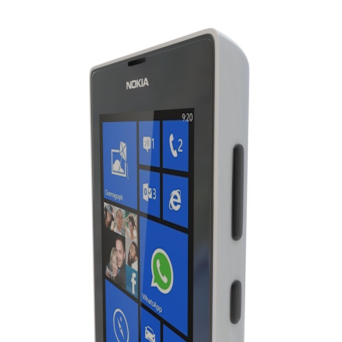 Nokia Lumia 525 all color 3D model_6