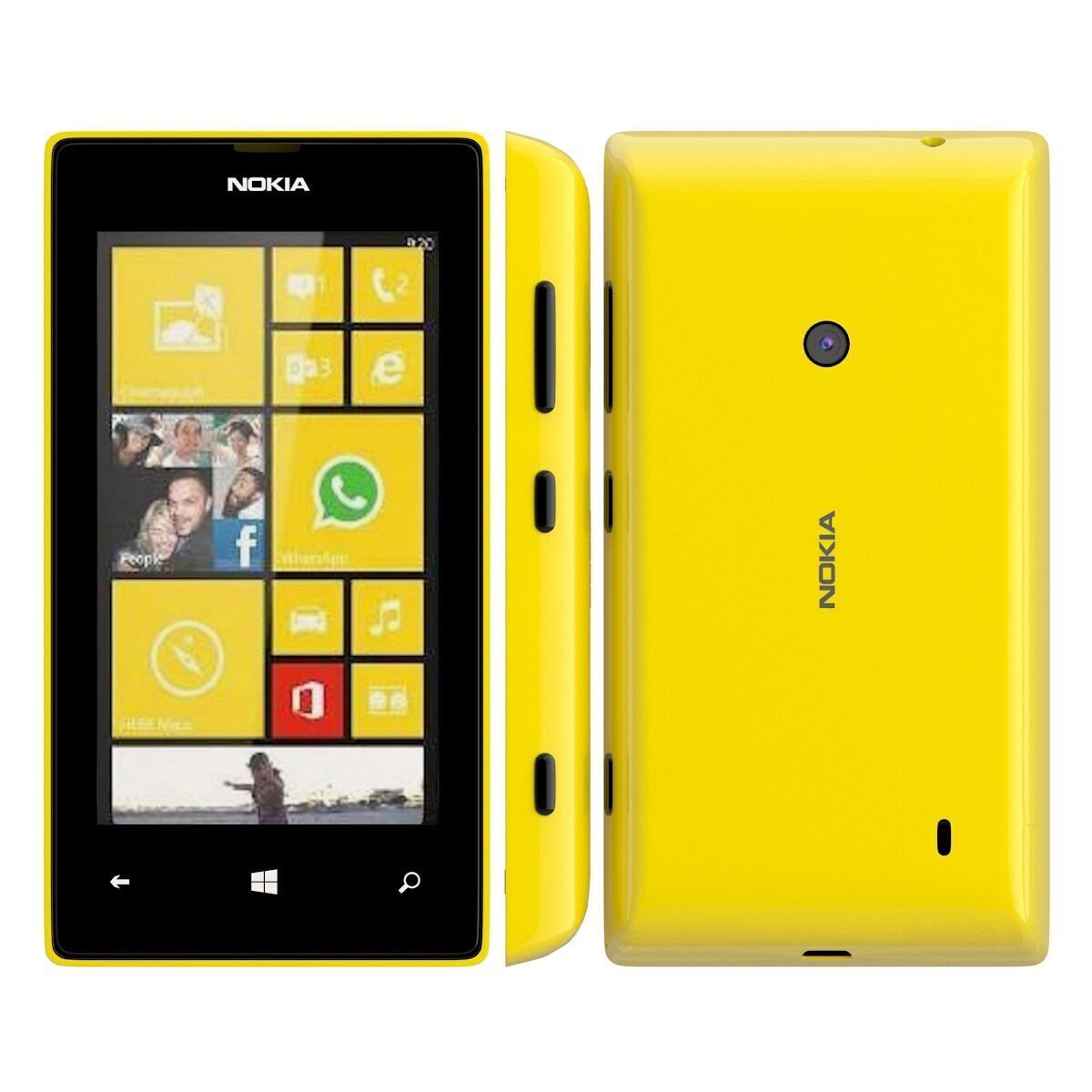 Nokia Lumia 525 all color 3D model_22