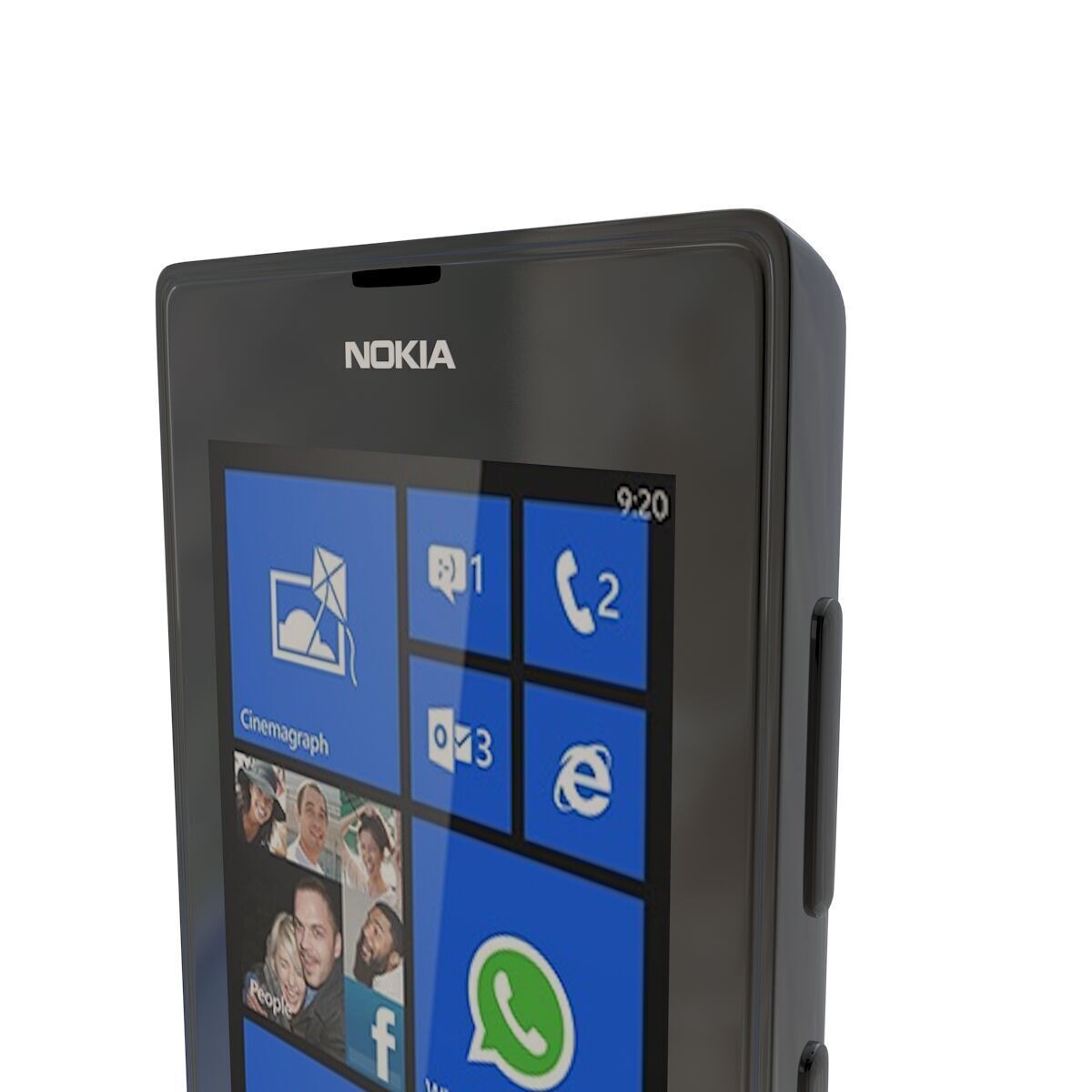 Nokia Lumia 525 all color 3D model_18