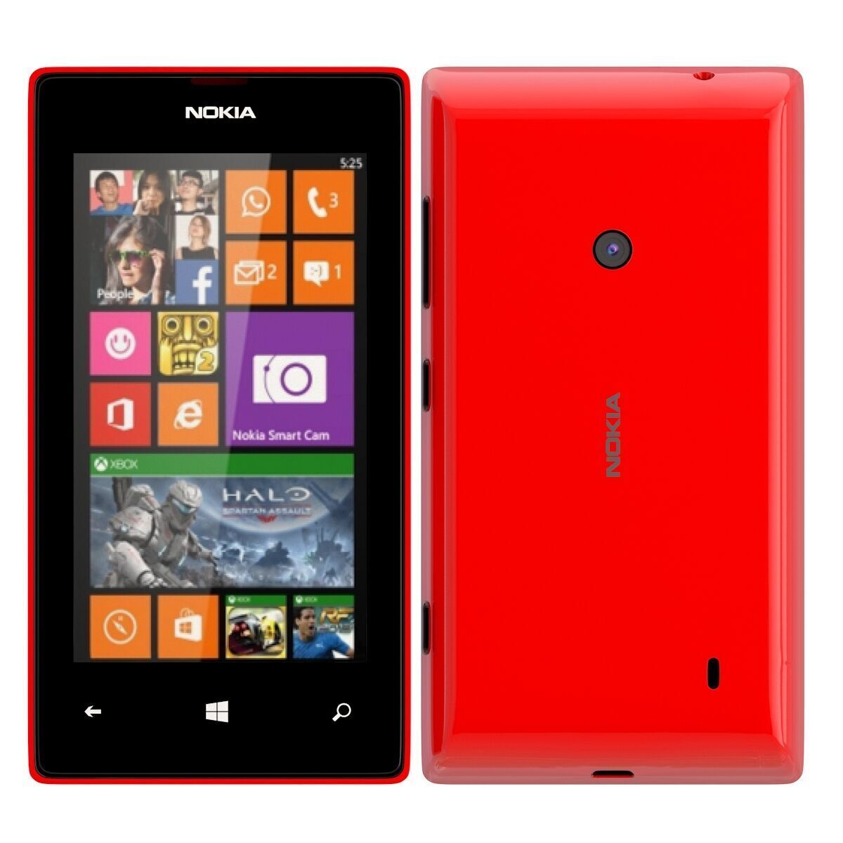 Nokia Lumia 525 all color 3D model_9