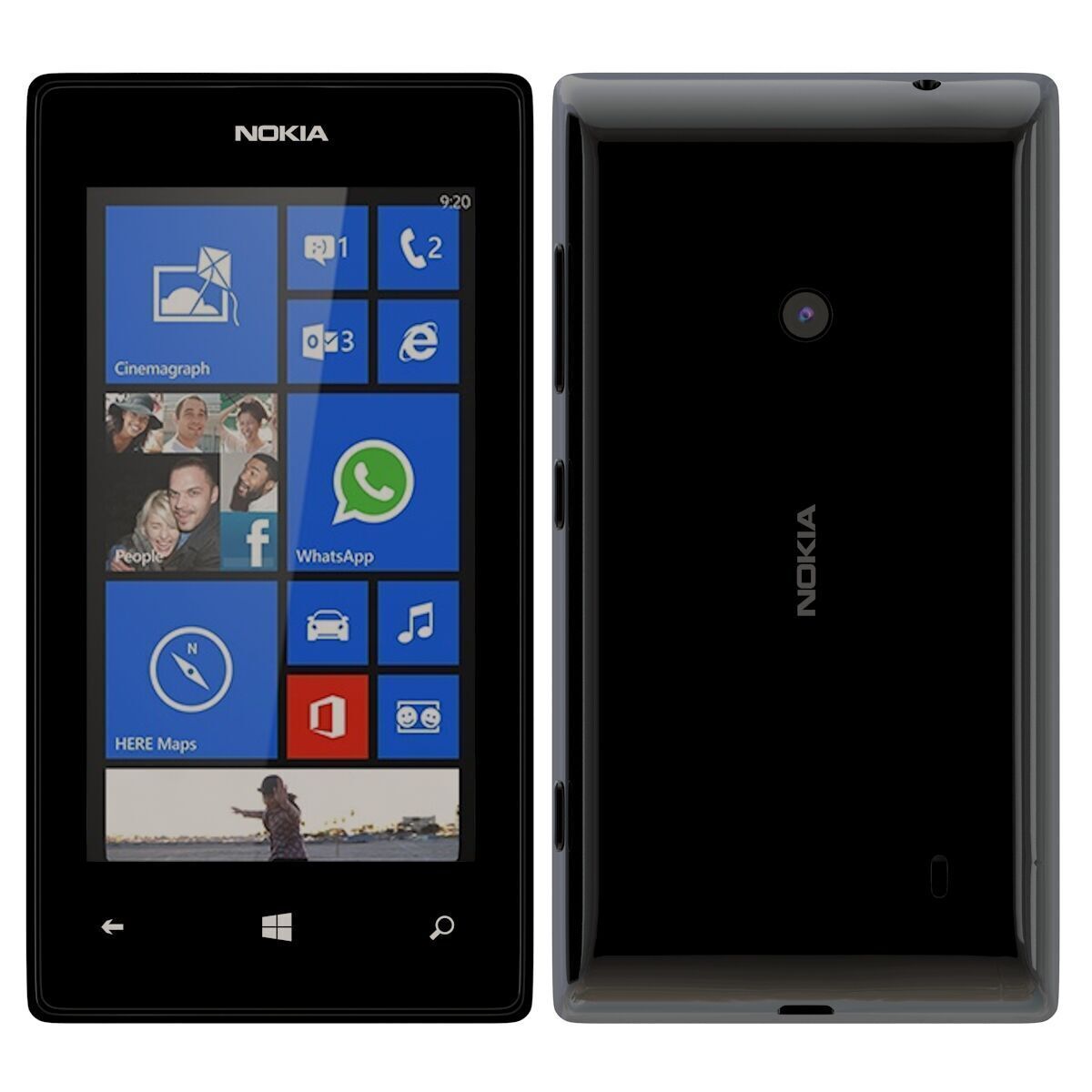 Nokia Lumia 525 all color 3D model_15