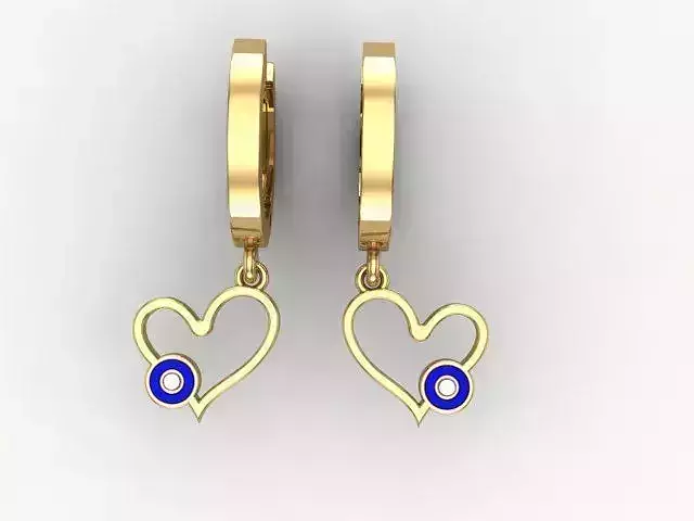 Heart Gold Earring