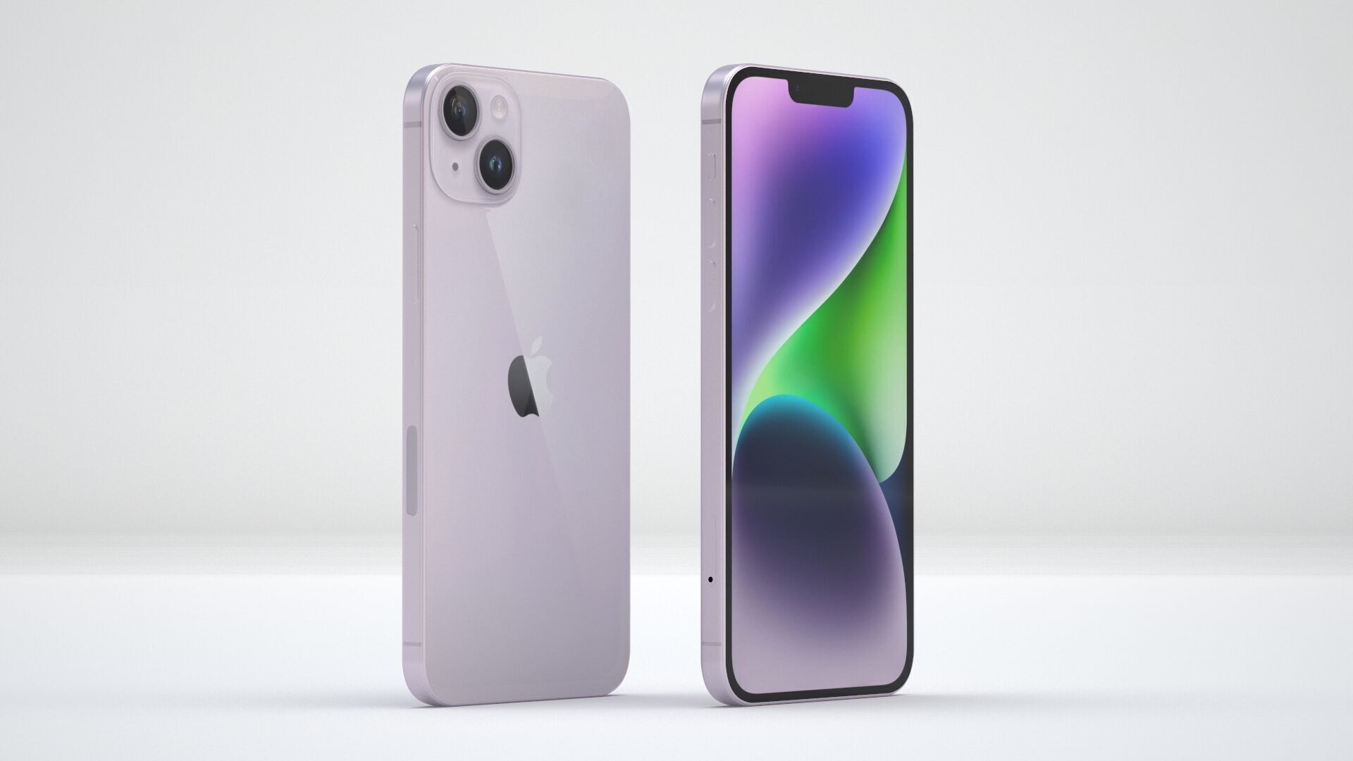 Apple iPhone 14 Plus Purple 3D model_4