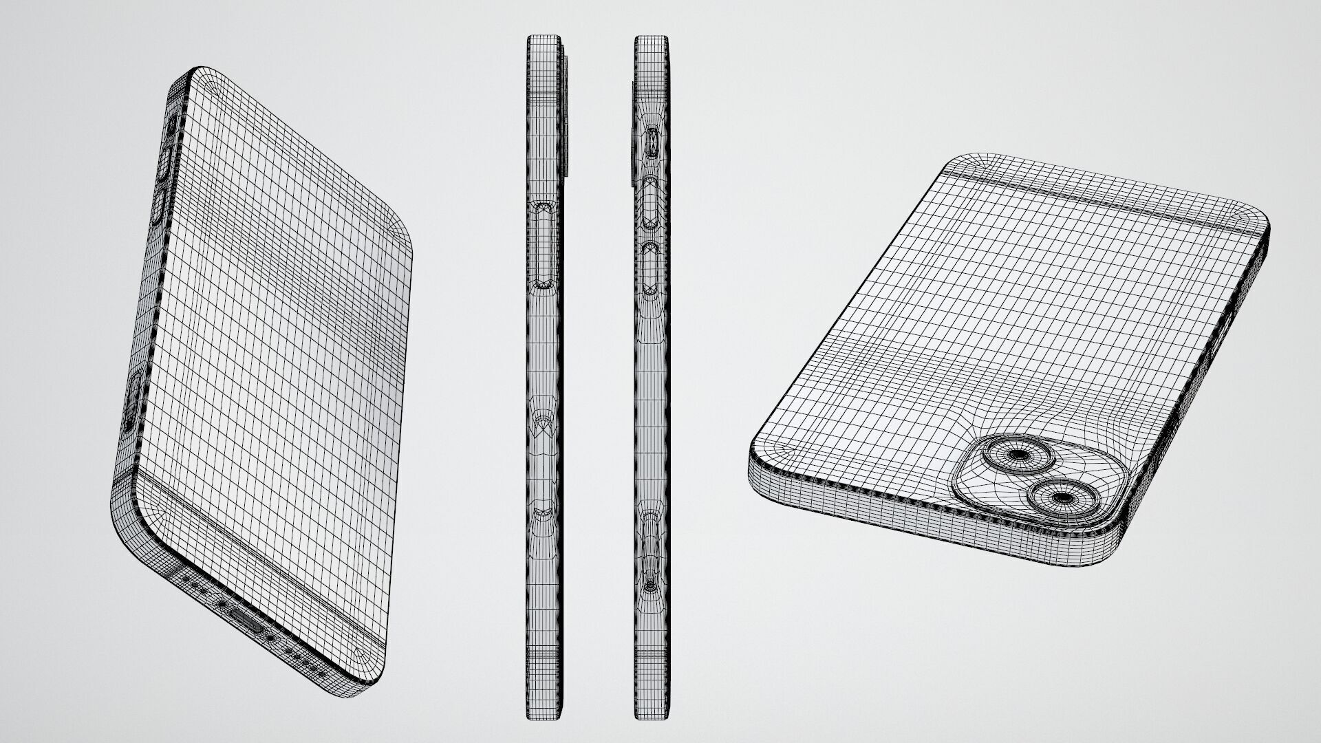 Apple iPhone 14 Plus Purple 3D model_17