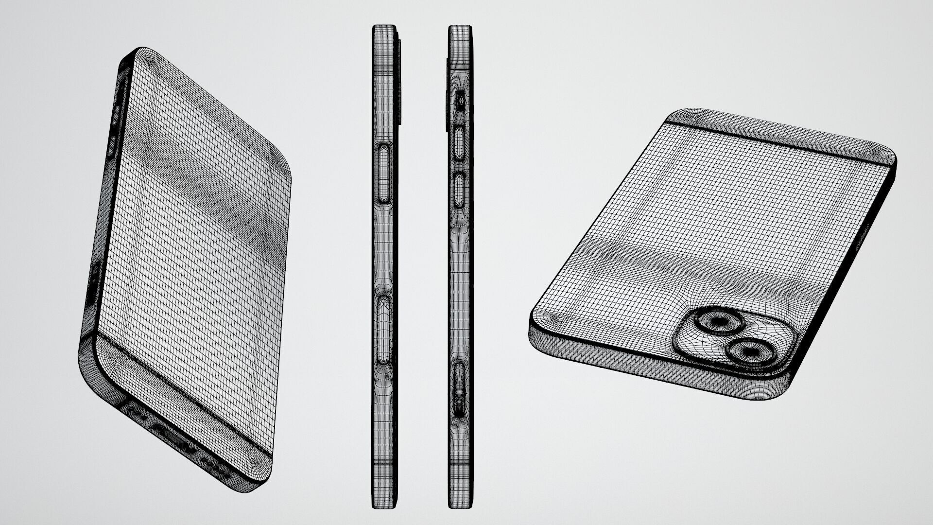 Apple iPhone 14 Plus Purple 3D model_18