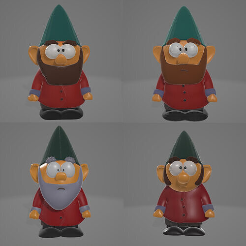 Gnomos - South Park 3D print model