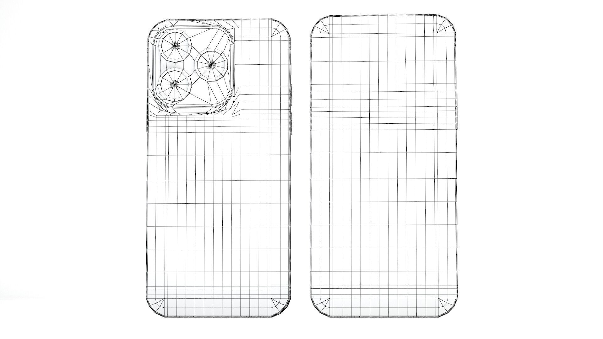 Apple iPhone 14 Pro Silver 3D model_10