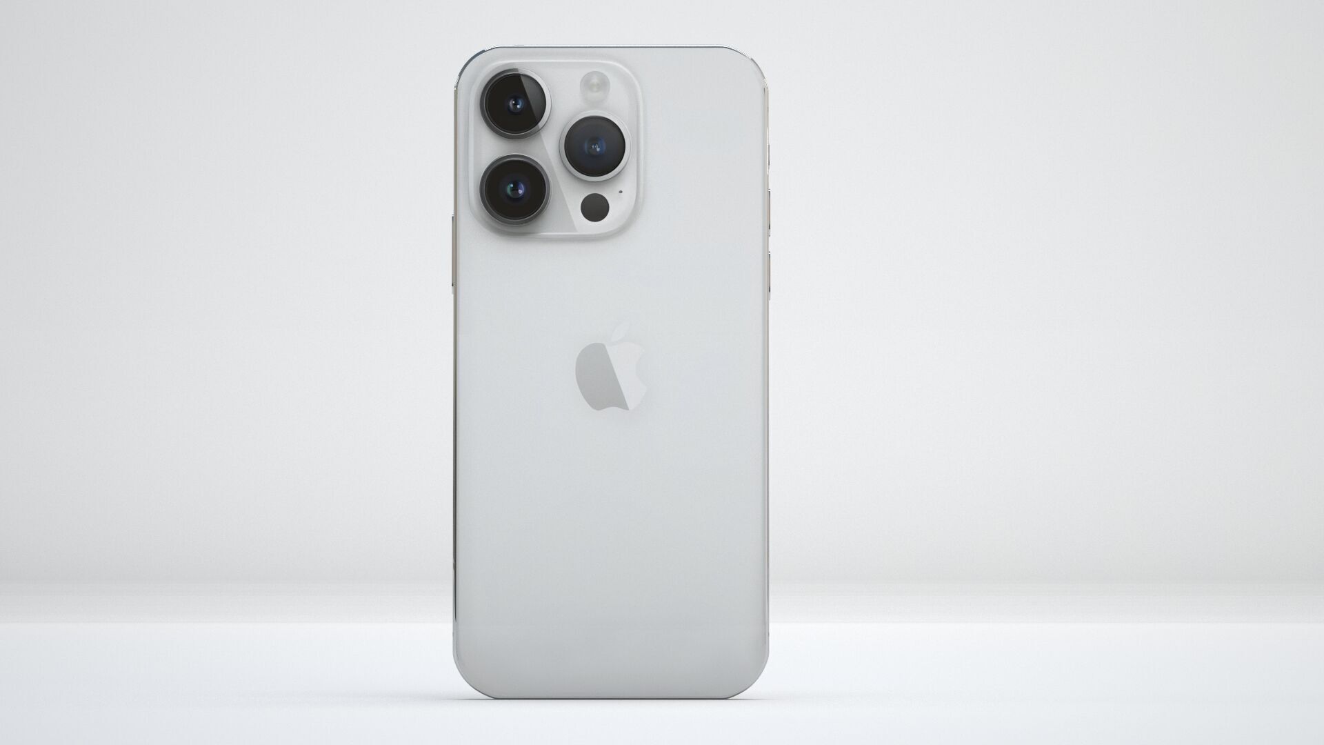 Apple iPhone 14 Pro Silver 3D model_7
