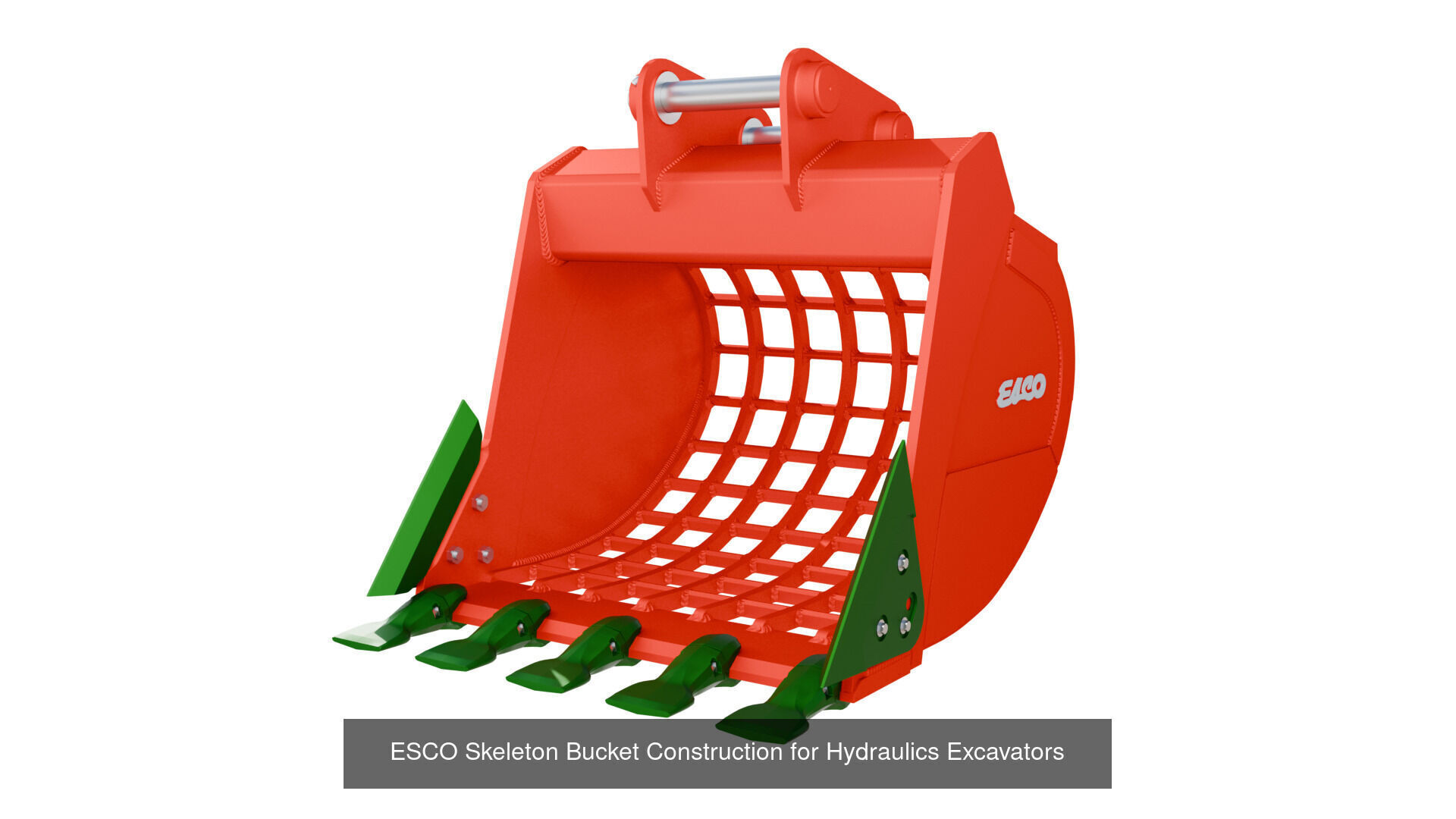 ESCO Bucket Pack  8  Excavator Attachments  3D Model Collection_4