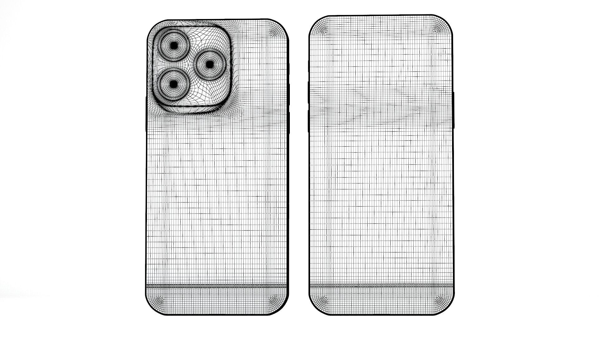 Apple iPhone 14 Pro Space Black 3D model_12