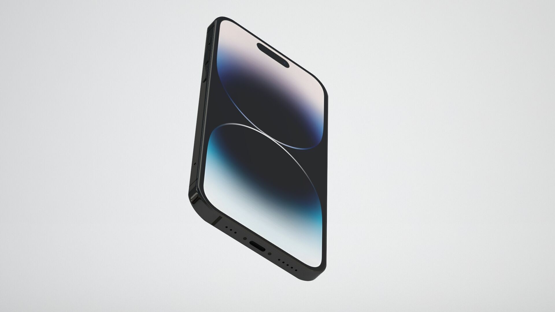 Apple iPhone 14 Pro Space Black 3D model_6
