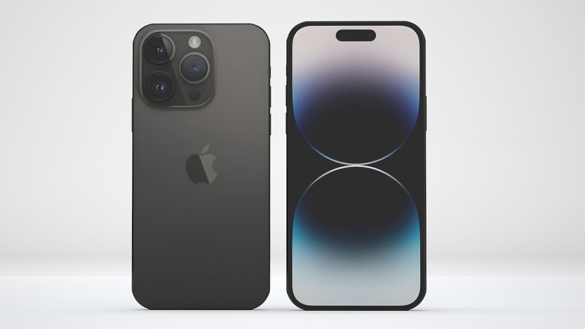 Apple iPhone 14 Pro Space Black 3D model_7