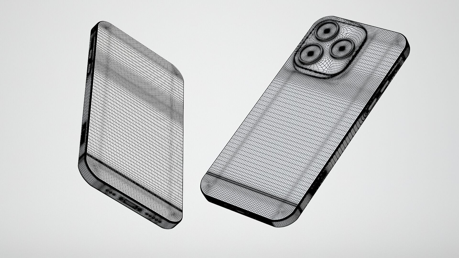 Apple iPhone 14 Pro Space Black 3D model_18