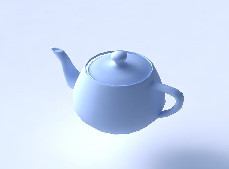 1 teapot Free low-poly 3D model_9