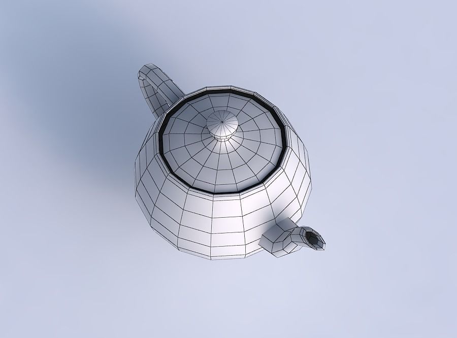1 teapot Free low-poly 3D model_5