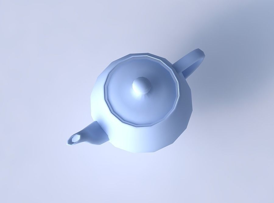 1 teapot Free low-poly 3D model_8