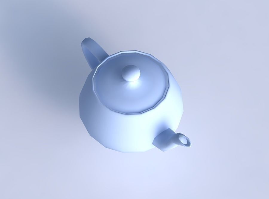1 teapot Free low-poly 3D model_1