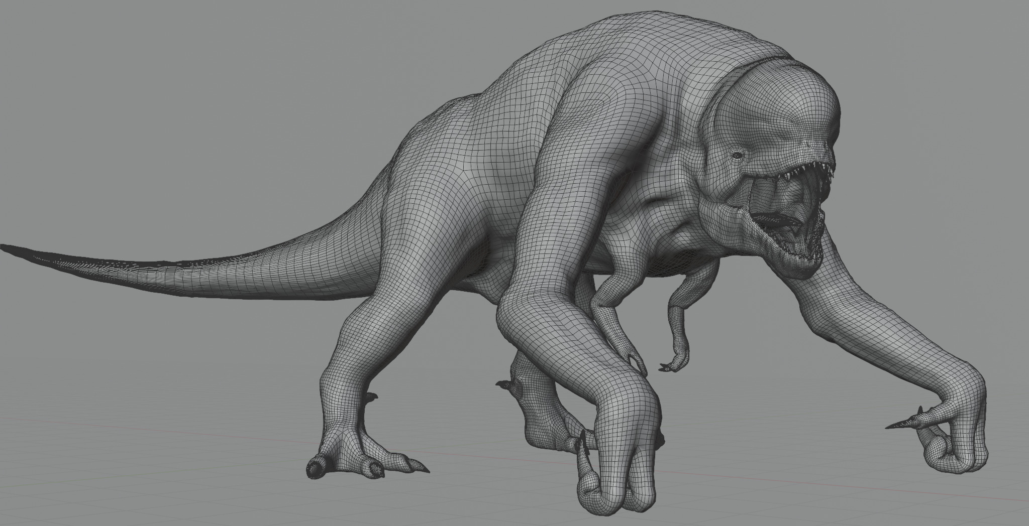 Jurassic World Rebirth Distortus Rex Low-poly 3D model_15