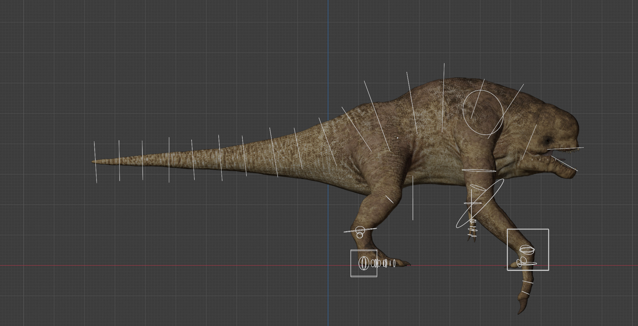 Jurassic World Rebirth Distortus Rex Low-poly 3D model_17