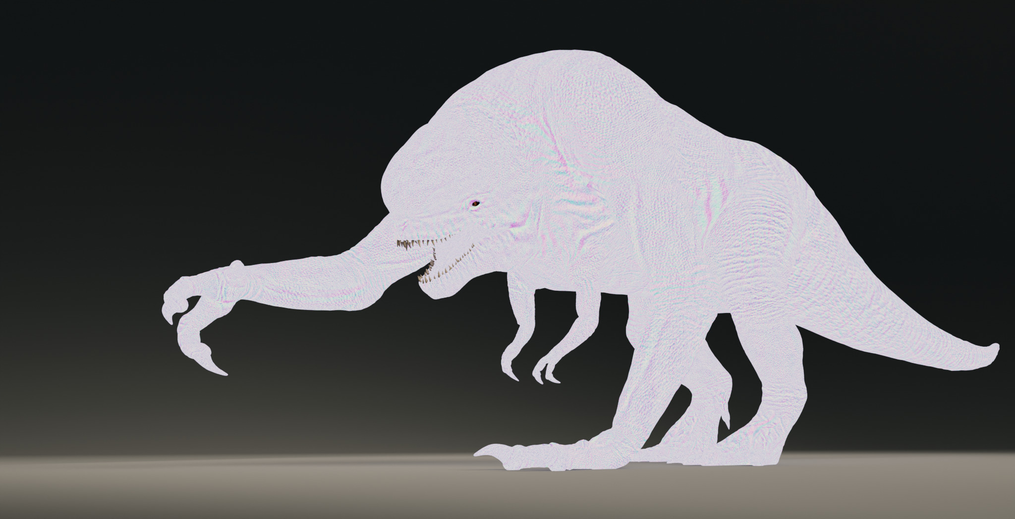 Jurassic World Rebirth Distortus Rex Low-poly 3D model_10