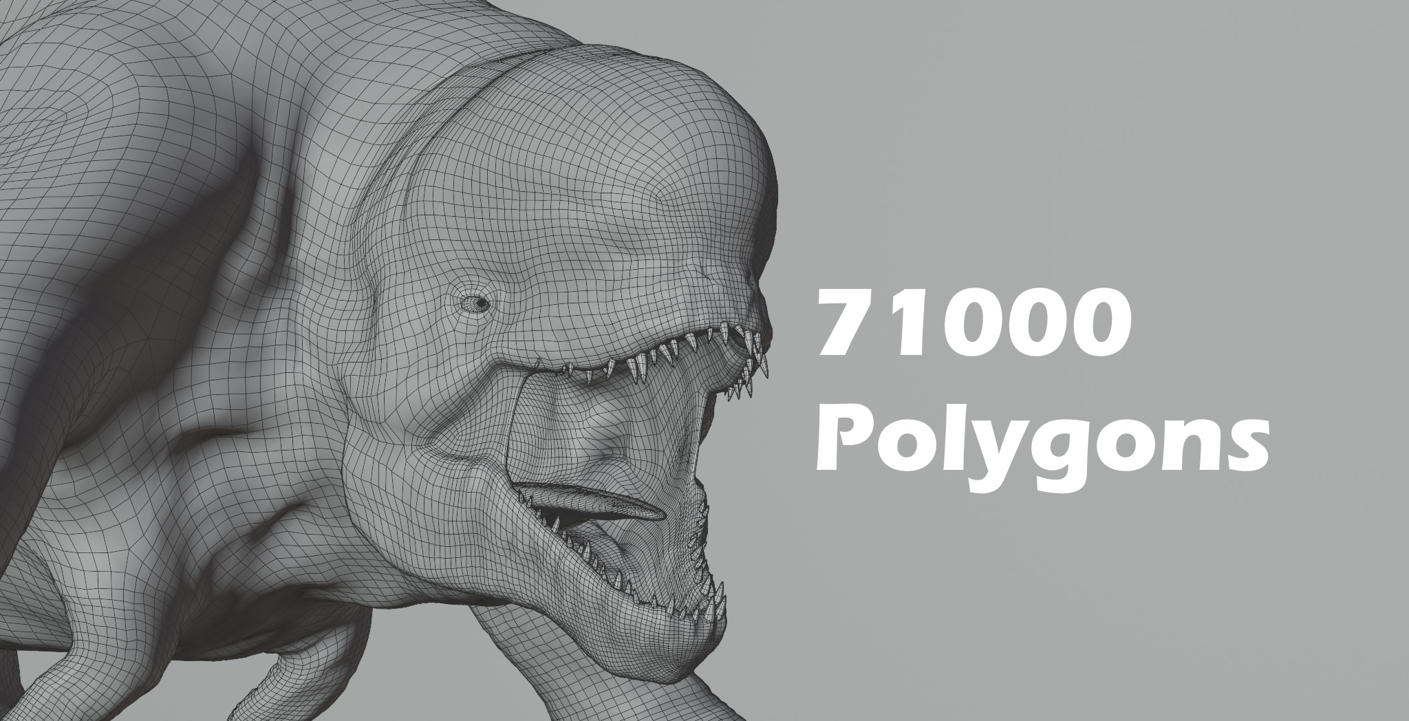 Jurassic World Rebirth Distortus Rex Low-poly 3D model_14