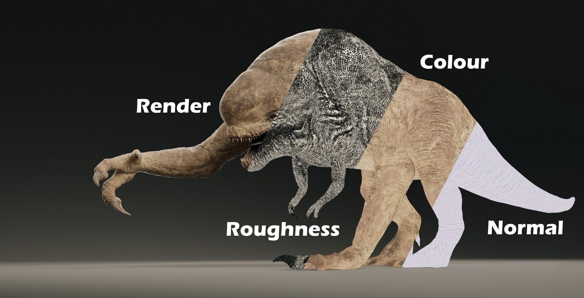 Jurassic World Rebirth Distortus Rex Low-poly 3D model_11