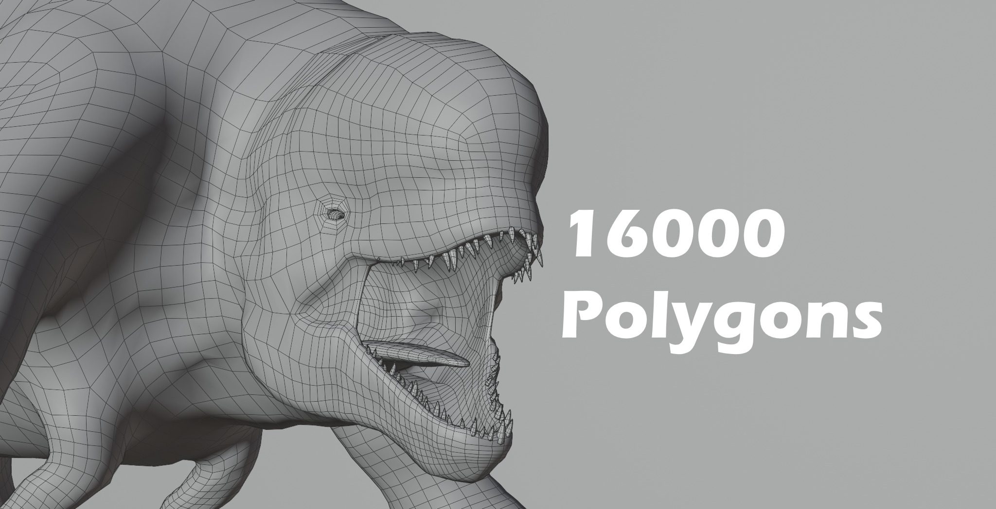 Jurassic World Rebirth Distortus Rex Low-poly 3D model_12