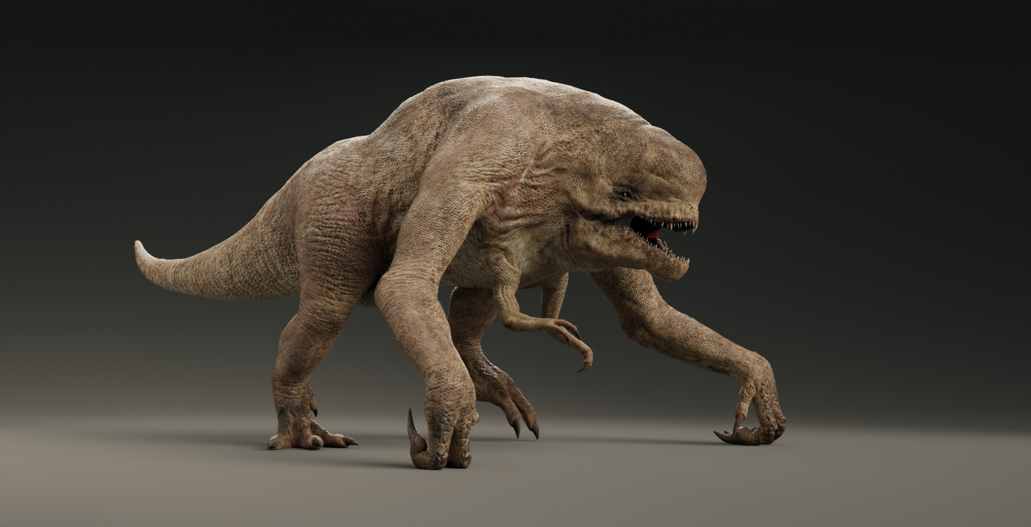 Jurassic World Rebirth Distortus Rex Low-poly 3D model_4