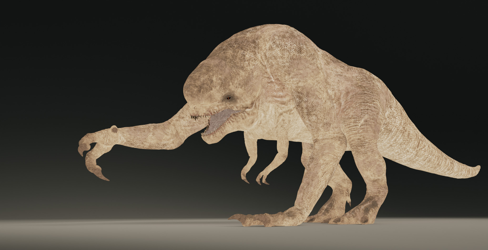 Jurassic World Rebirth Distortus Rex Low-poly 3D model_8