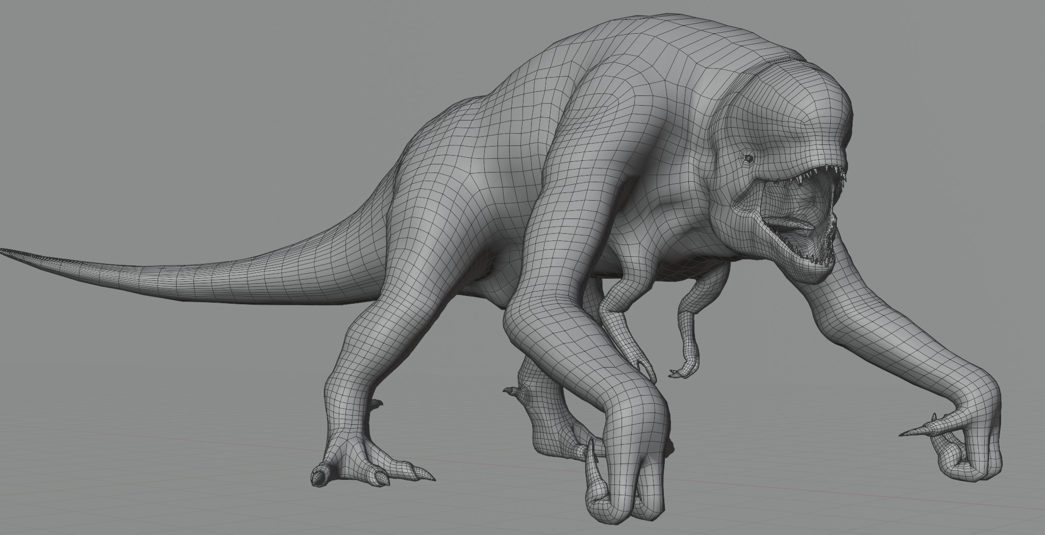 Jurassic World Rebirth Distortus Rex Low-poly 3D model_13