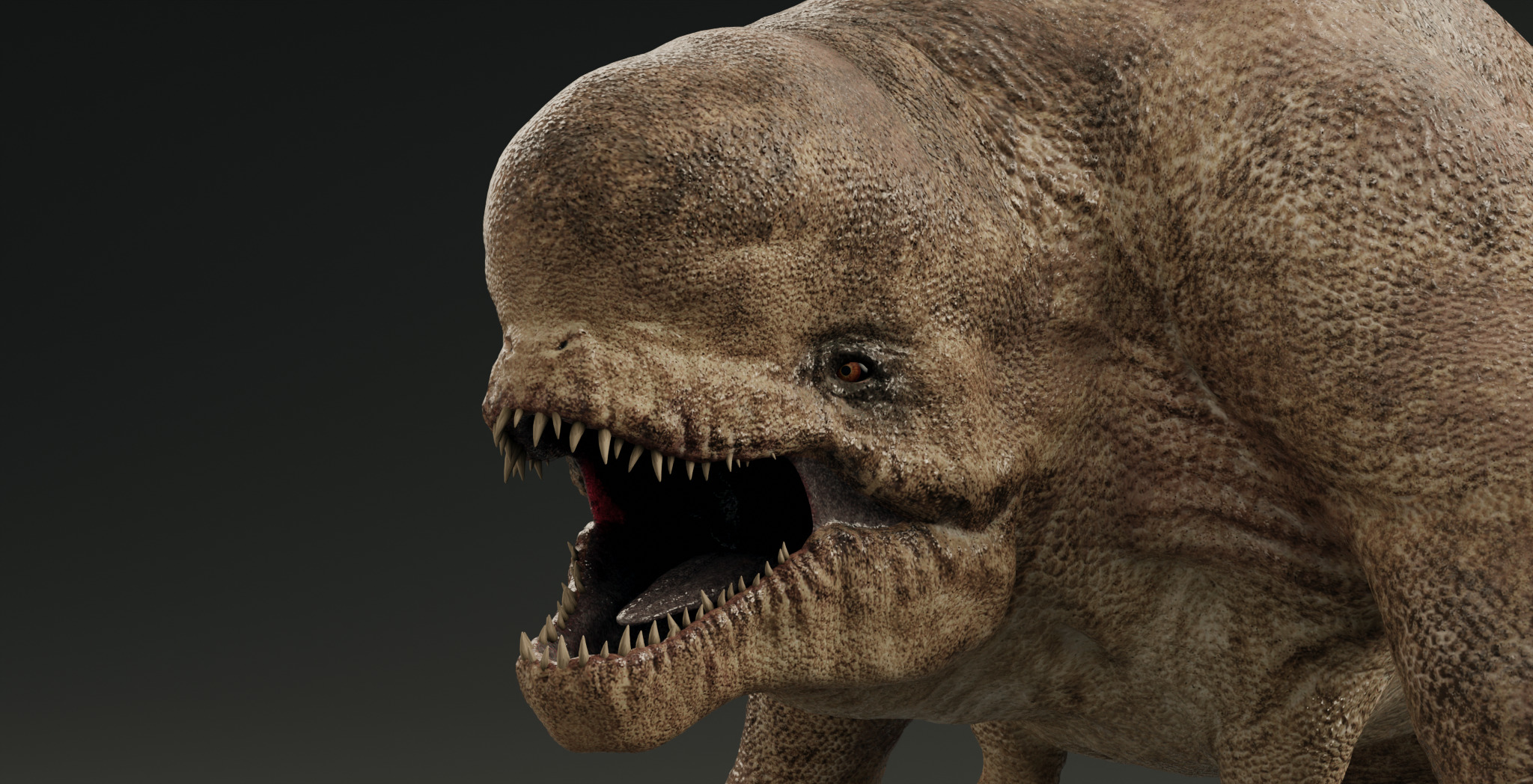 Jurassic World Rebirth Distortus Rex Low-poly 3D model_3