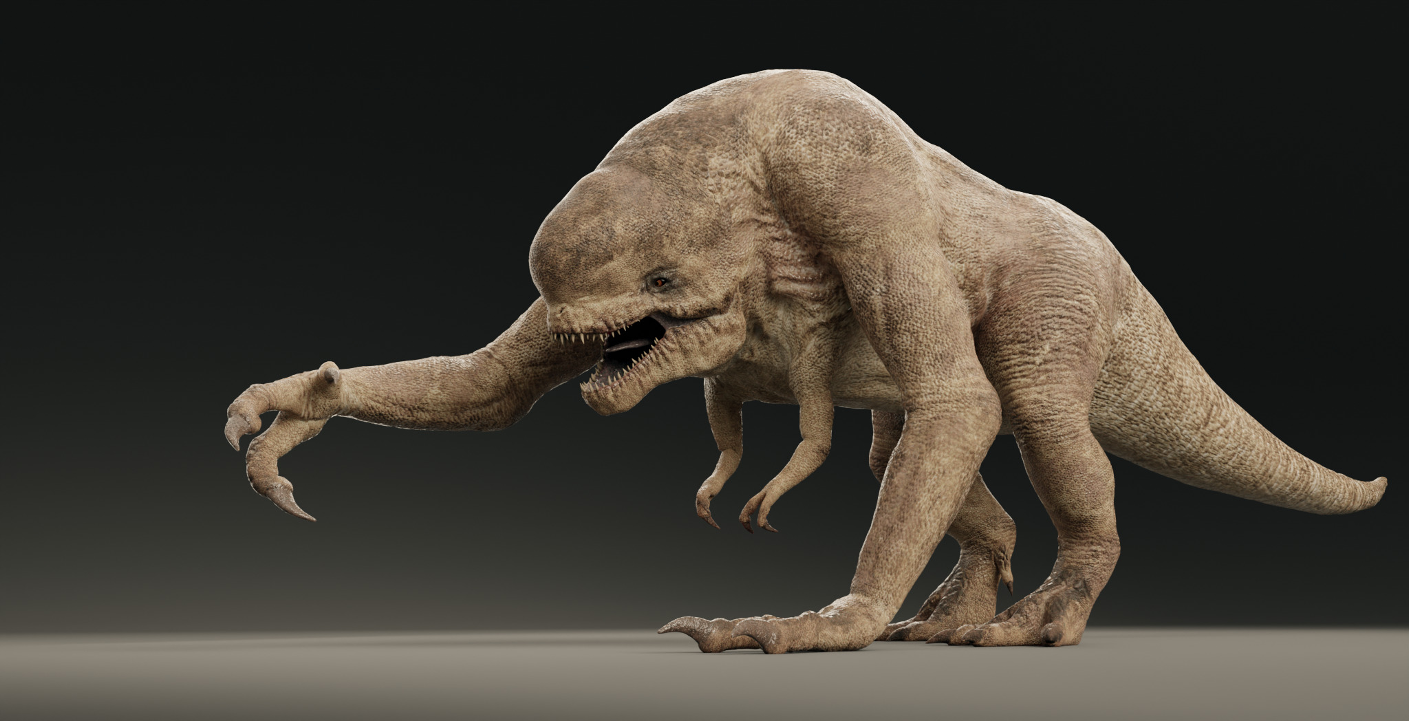 Jurassic World Rebirth Distortus Rex Low-poly 3D model_7