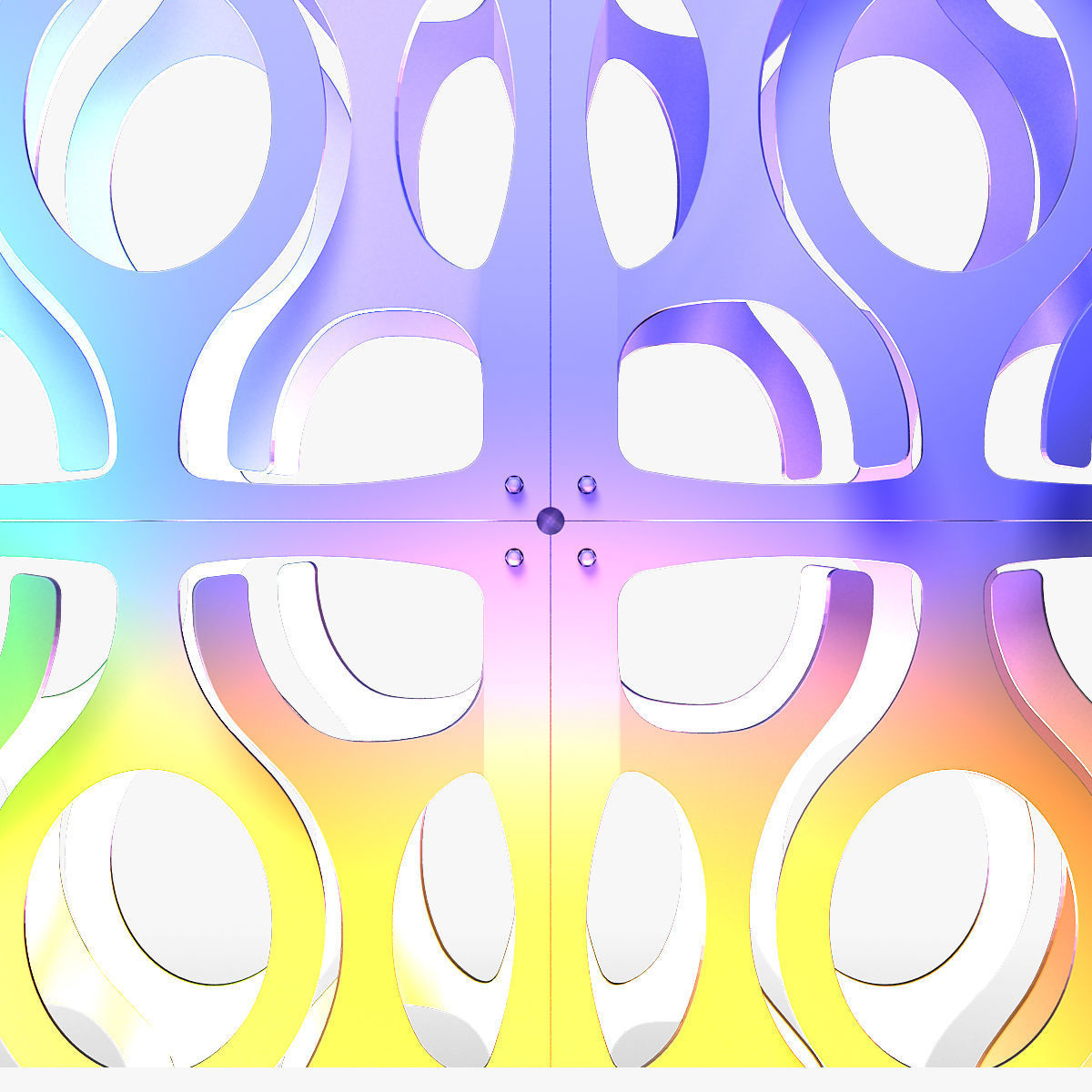 Stage Decor 16 Modular Wall Column 3D model_8