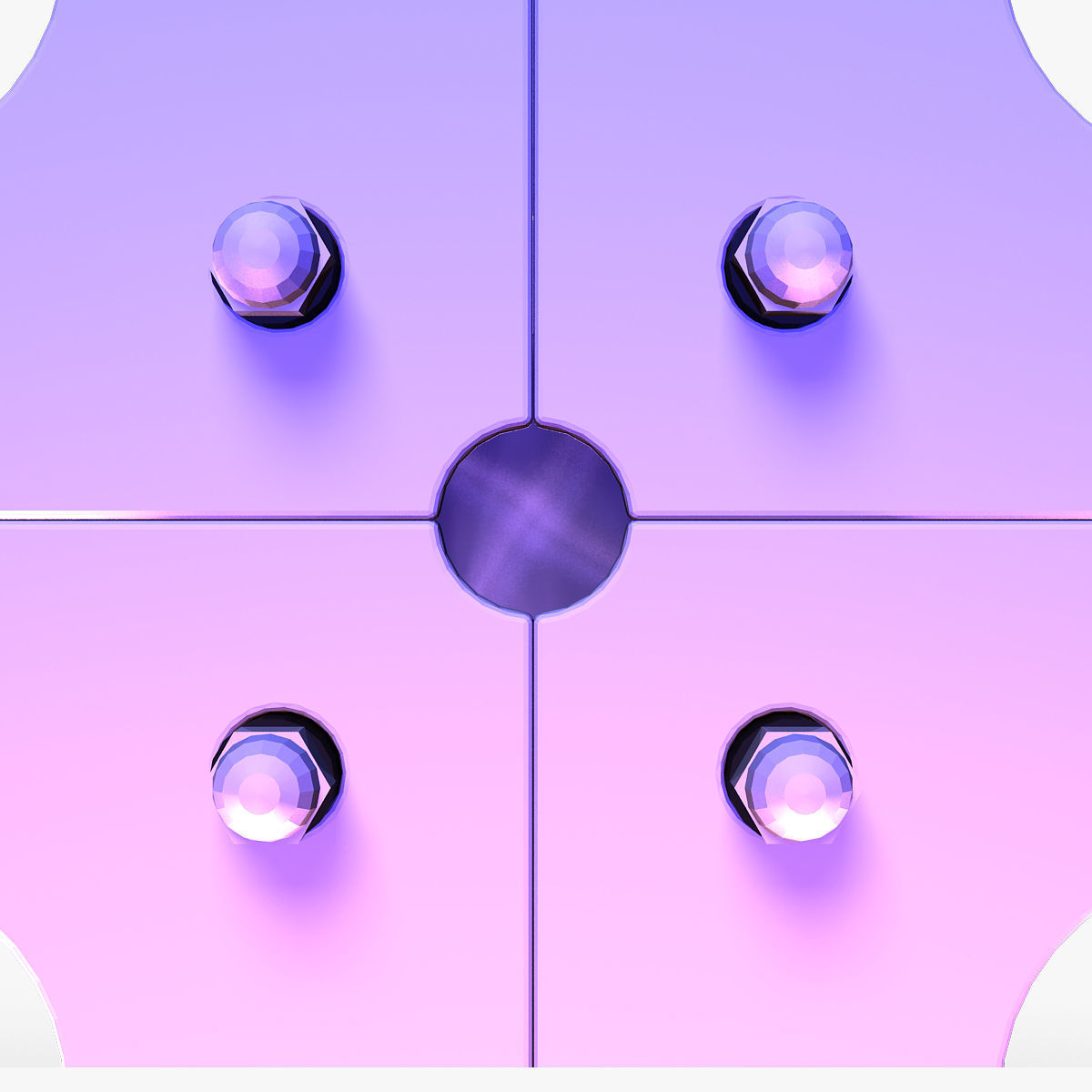 Stage Decor 16 Modular Wall Column 3D model_9