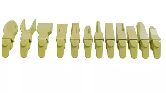 Bucket Teeth Pack Universal Excavator Loader Attachments 