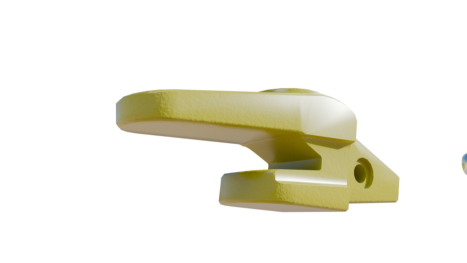 Bucket Teeth Pack Universal Excavator Loader Attachments  Low-poly 3D model_8