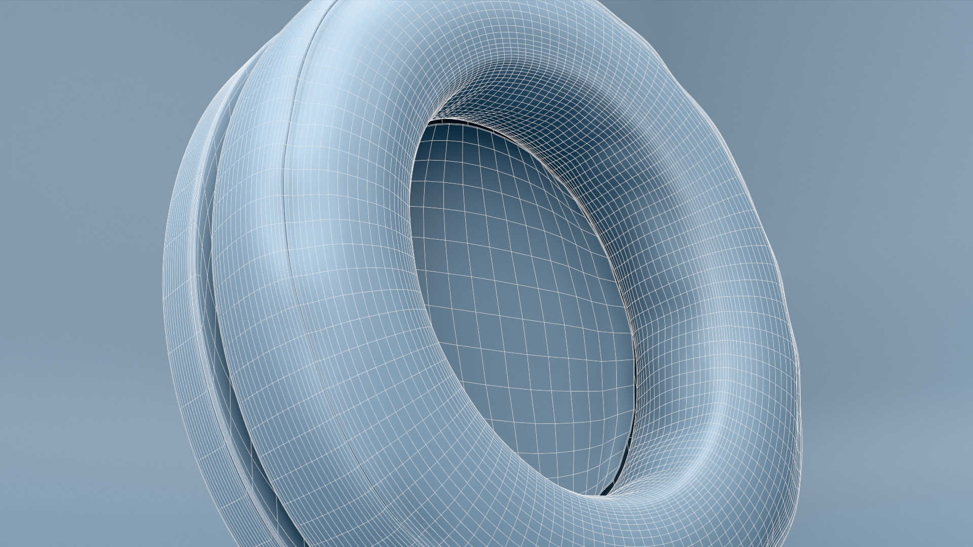 Blue Headset Free 3D model_8