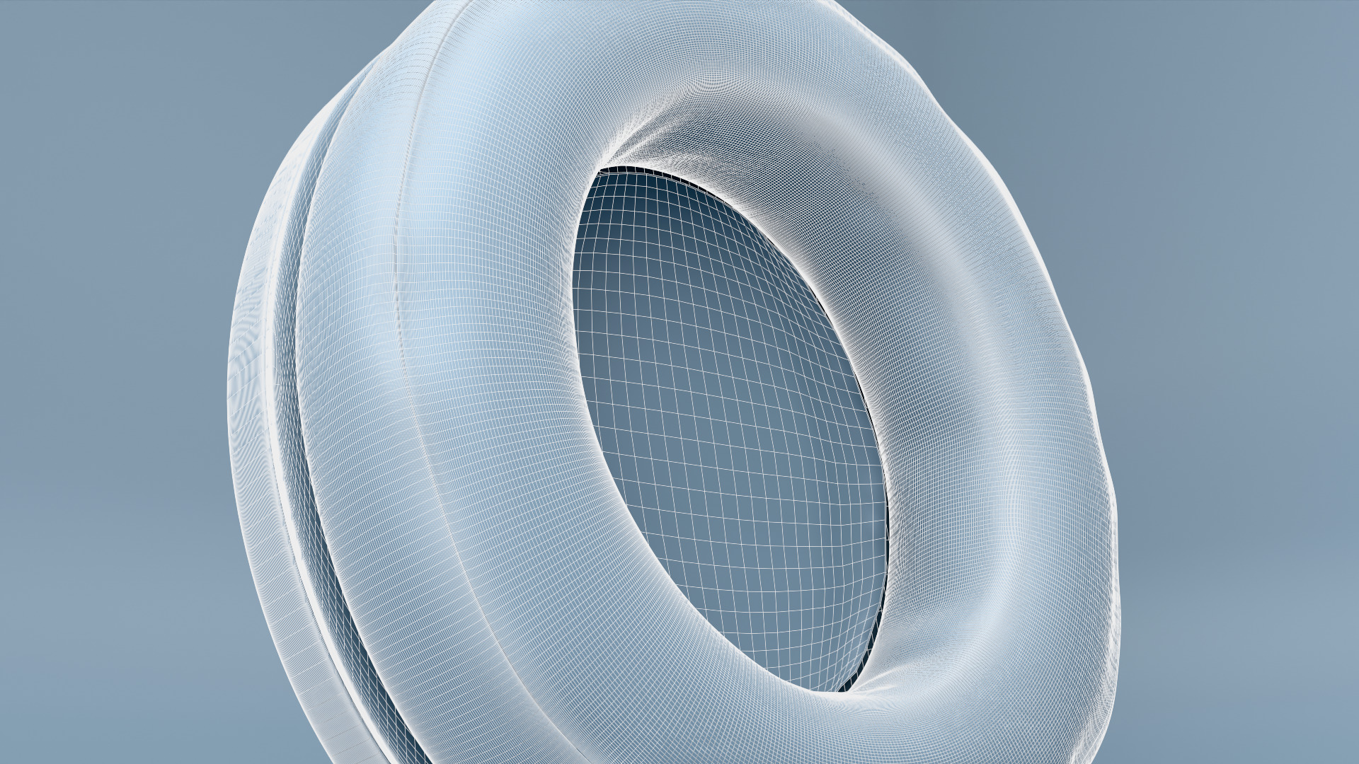 Blue Headset Free 3D model_9