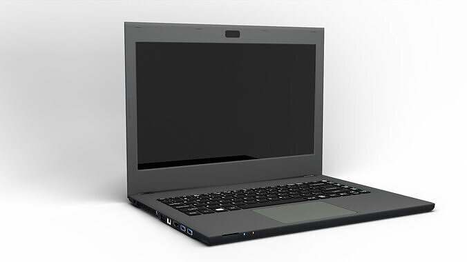 Office Laptop Free 3D model