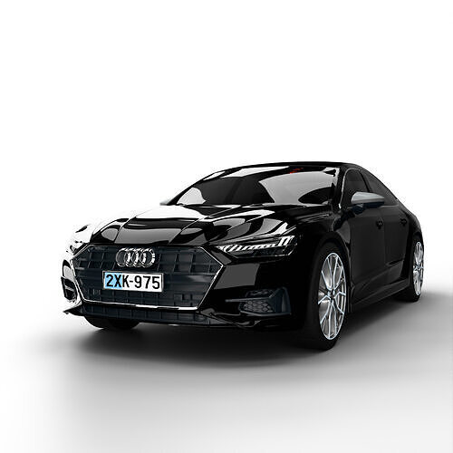 Audi A7 Sportback 2018 55 TFSI Free 3D model