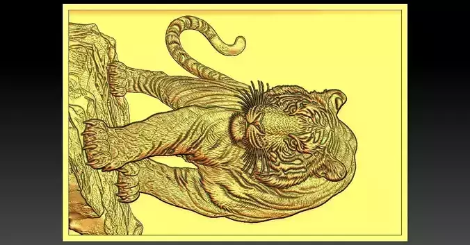 5 Tiger CNC Relief Model